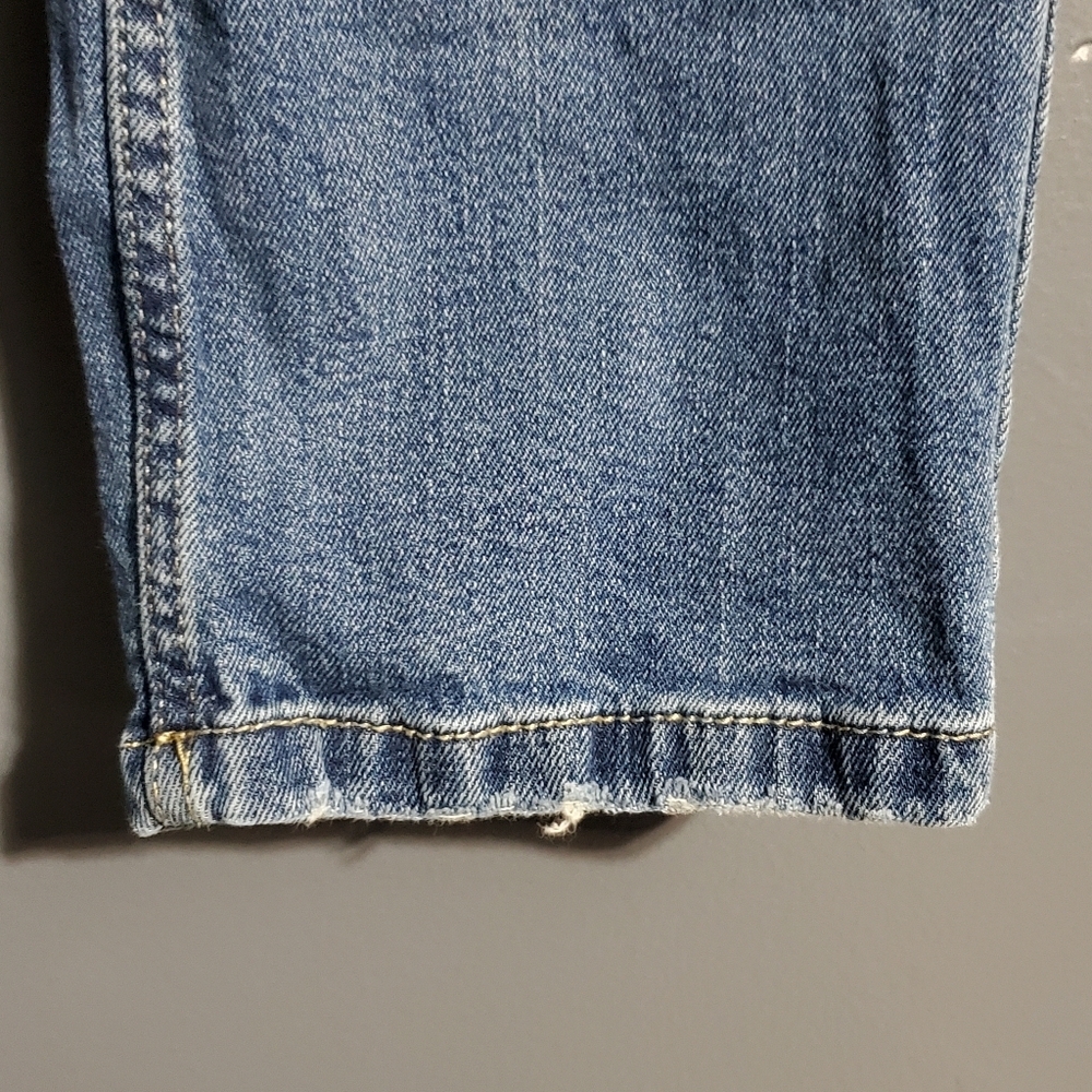 Tommy Hilfiger Blue Distressed Straight Leg Jeans Boys Size 10 - Picture 4 of 10